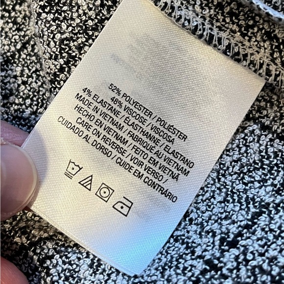 TAHARI black & Gray open front jacket frayed hem size 1x ⚠️ - Picture 3 of 9